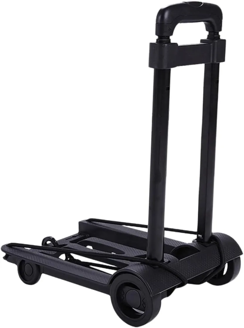 Collapsible Folding Shopping Cart with Wheels for Easy Maneuvering Lightweight and Design for Groceries Markets and Everyday Use Space Saving Storage