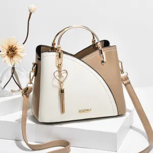 Color-matching Korean Style Contrast Color Large Crossbody Bags