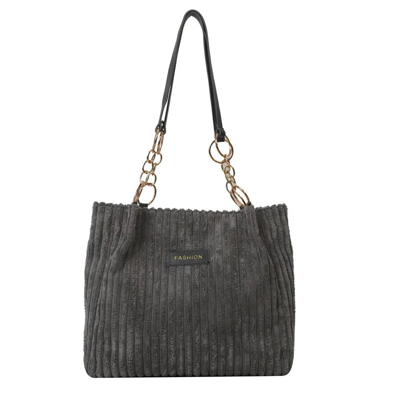 Color Simple Texture Graceful Fashionable Western Shoulder Bags