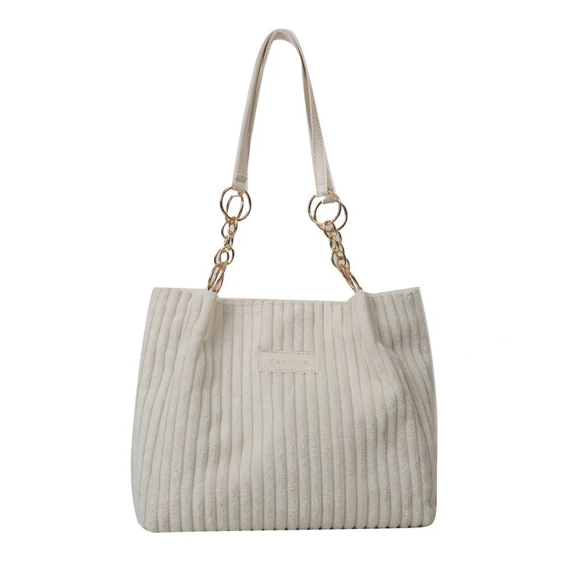 Color Simple Texture Graceful Fashionable Western Shoulder Bags