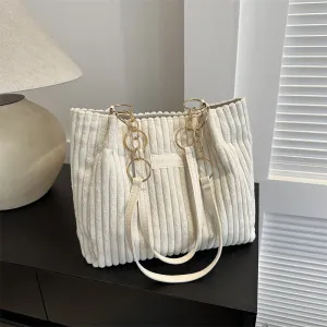 Color Simple Texture Graceful Fashionable Western Shoulder Bags