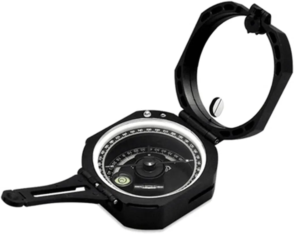Compass Professional Geological Compass Handheld Lightweight Outdoor Survival Compass for Measuring Slope Distance (Color : B)