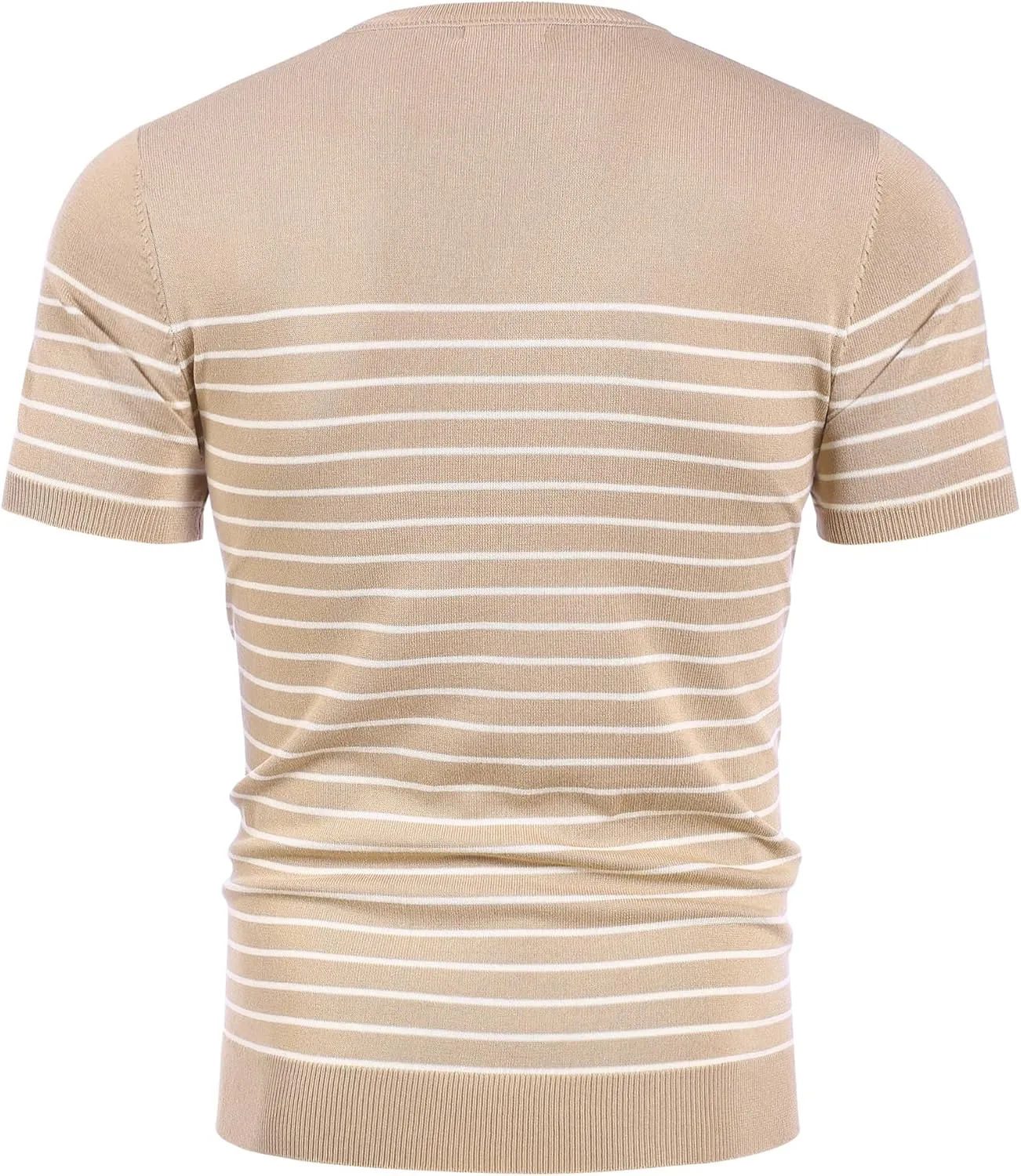 COOFANDY Men's Crewneck Sweater Short Sleeve Knit Pullover Casual Basic Tops Classic Fashion Tees