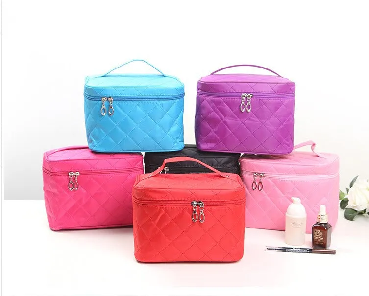 Cool Fashion Cubic Rhombus Storage Portable Cosmetic Bags