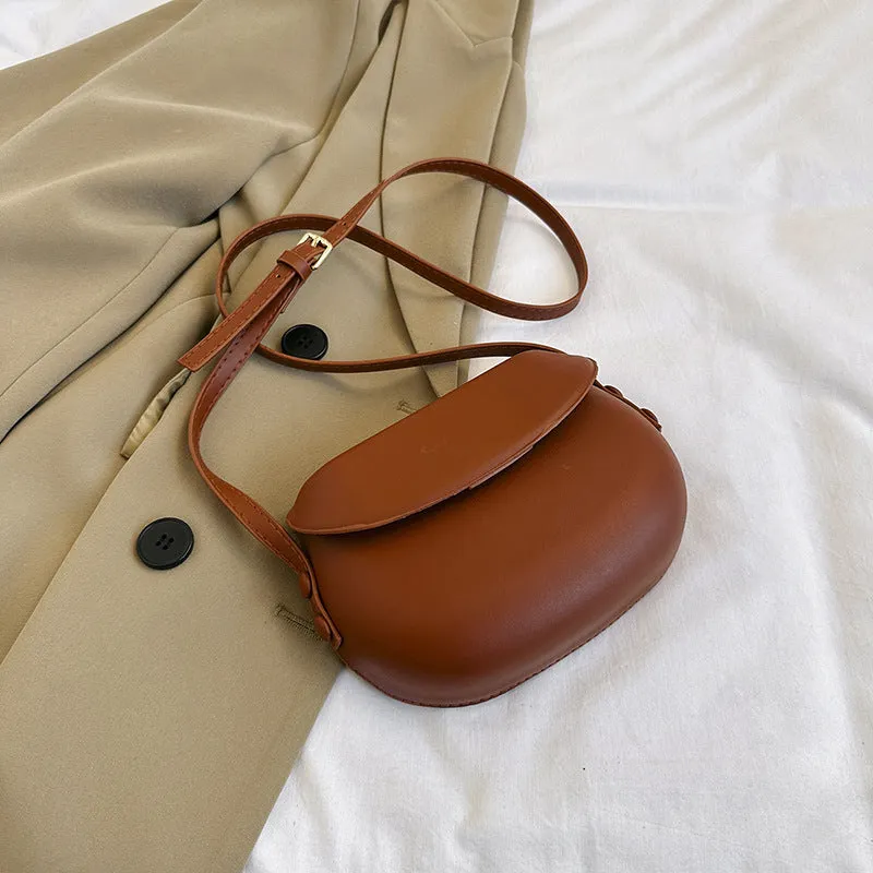 Cool Simple Retro Summer Fashion Saddle Shoulder Bags