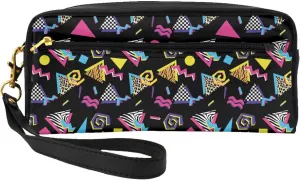 Cosmetic Bag Compatible with Black Retro 80S 90S, Multi-Function Travel Makeup Bag, Small Zipper Pouch Cute Makeup Pouch Travel Toiletry Bag for Women Mothers Day Gifts