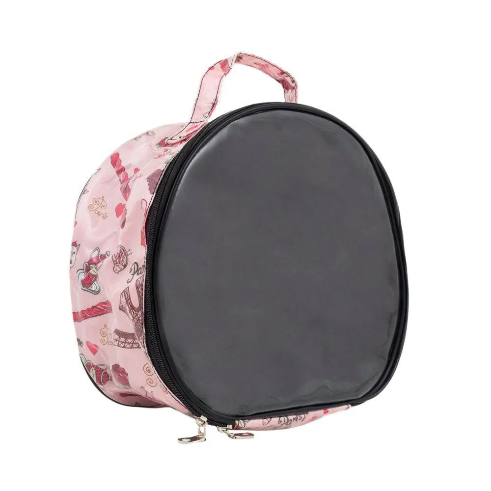 Cosmetic Bag -  Large Round - Paris J Taime Print
