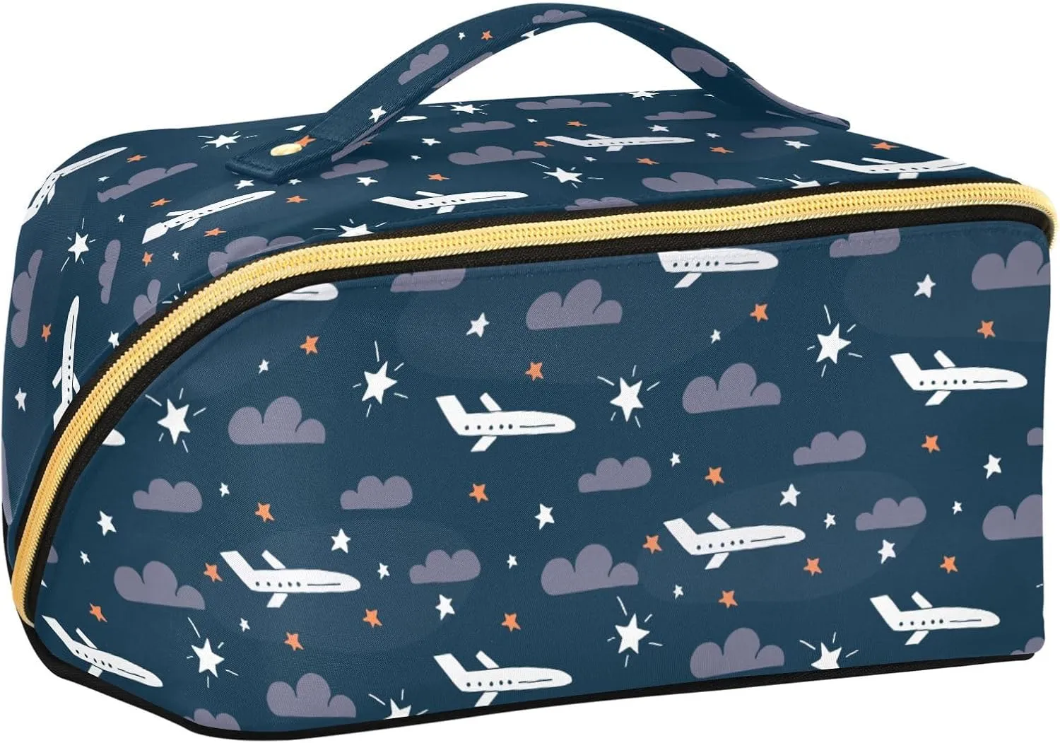 Cosmetic Bag Rhombus Makeup Pouch Portable Makeup Bag for Travel Essentials