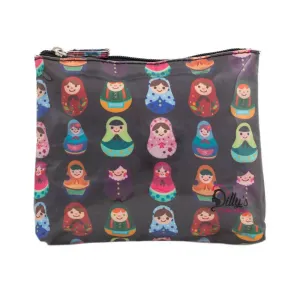 Cosmetic Bag - Small - Babushka Print