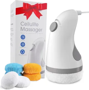 cotsoco Cellulite Massager, Body Sculptor for Belly Fat with 6 Skin Friendly Washable Pads Handheld Body Sculpting Machine for Belly, Waist, Butt Arms, Legs - Full Body Sculpting Massager at Home