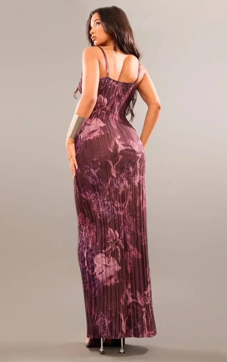 Cowl Neck Dress Sexy Strap Shoulder Pleated Maxi Dresses Summer Wedding Guest Dresses for Women