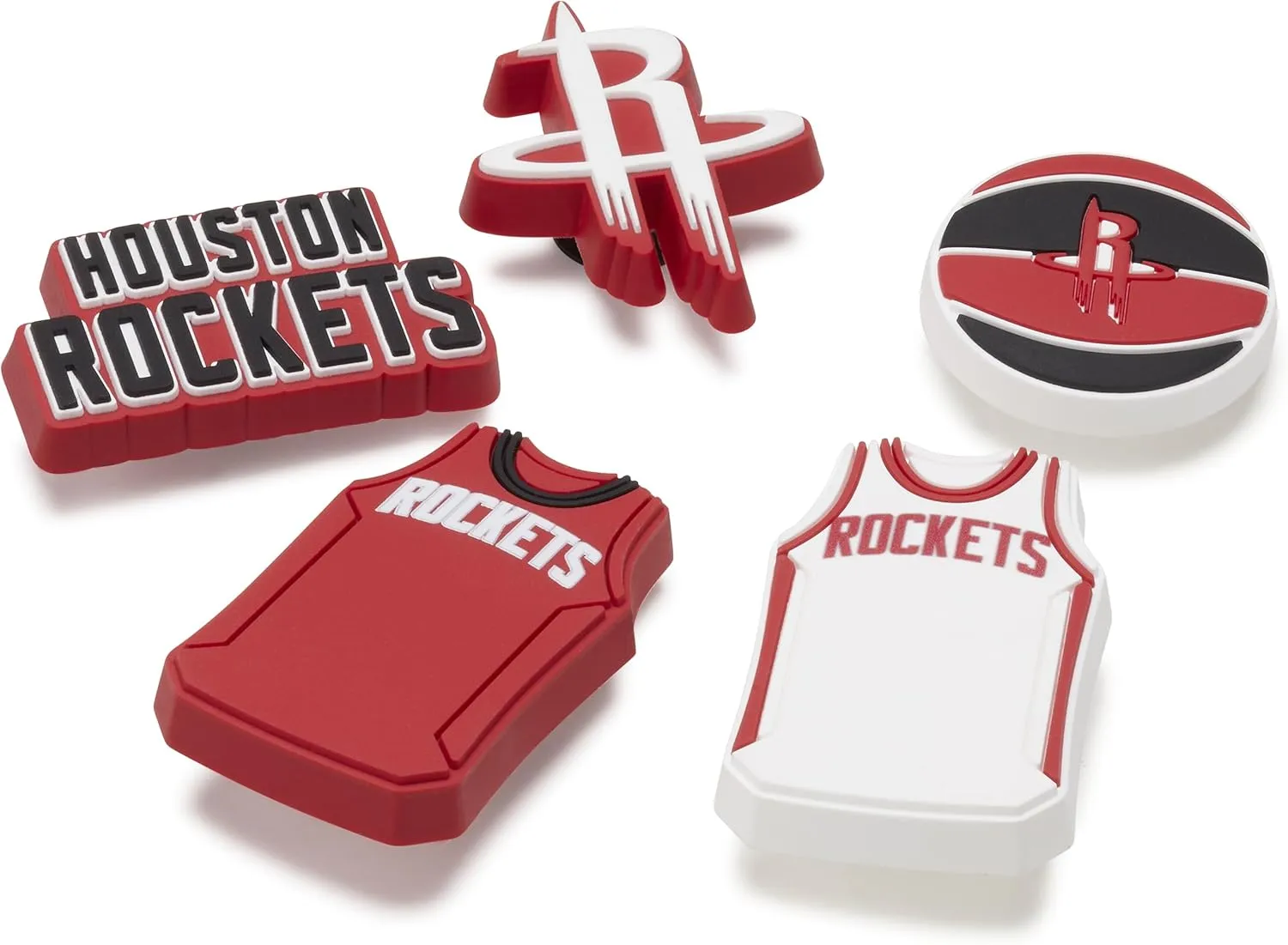 Crocs Jibbitz Shoe Charms, NBA Basketball Teams Sports Collection Multi Packs