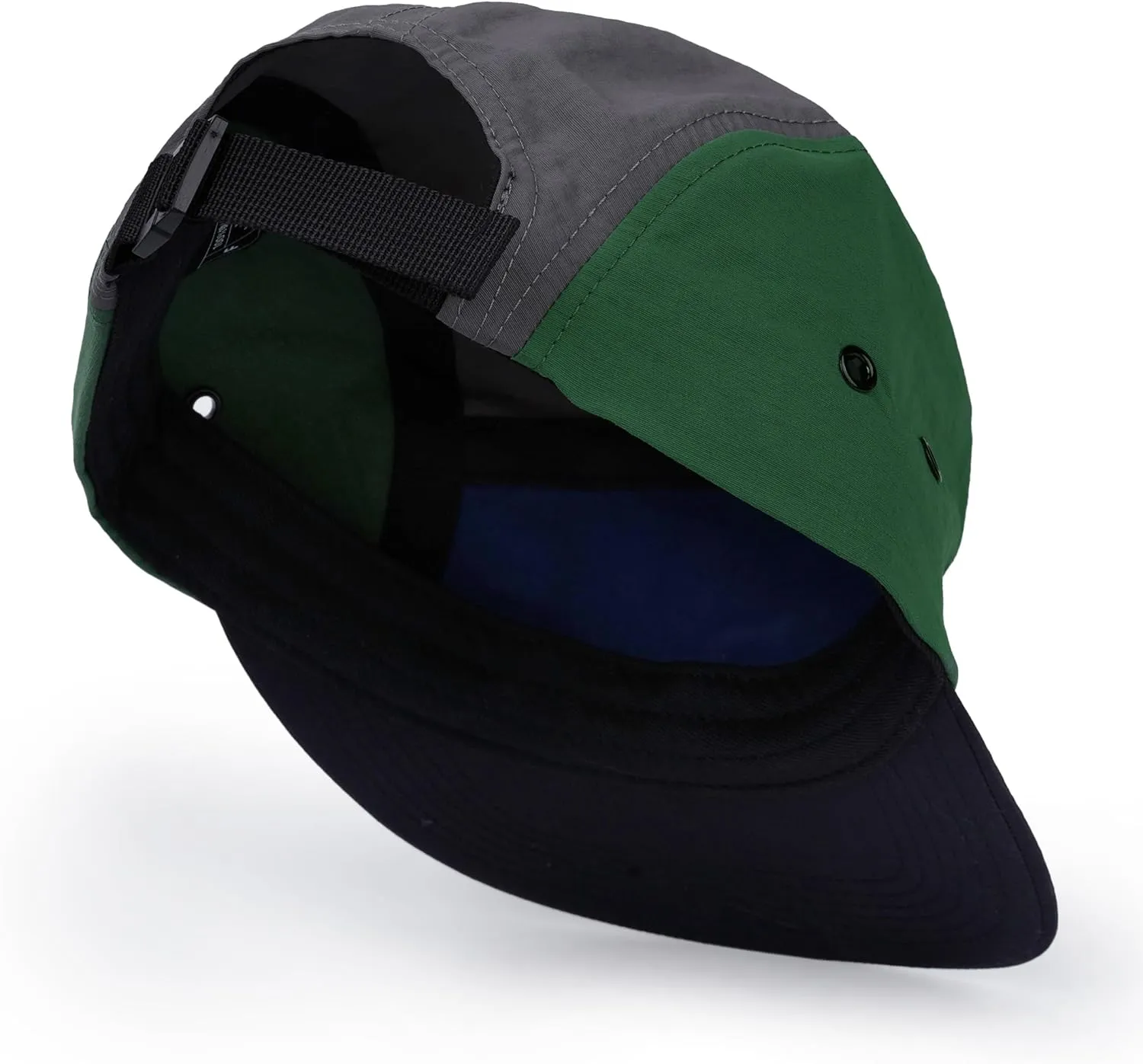 Croogo Men's 5 Panel Multi Color Baseball Cap UPF 50  Outdoor Trucker Hats Nylon Lightweight Golf Sports Cap Visor Hiphop Cap