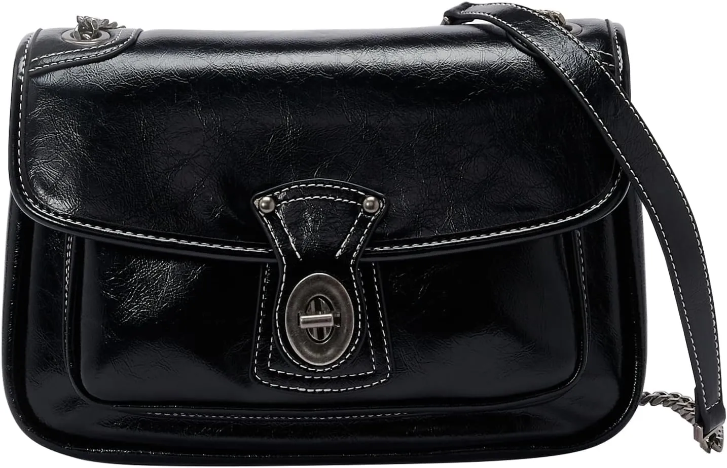 Crossbody Bag for Women, Designer Trendy Shoulder Bag, Bag with Chain Straps, Women's Trendy Stylish Bag