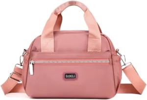 Crossbody Bags for Women Nylon Waterproof Lightweight Shoulder Bag,Top Handle Satchel Handbag for Travel Work