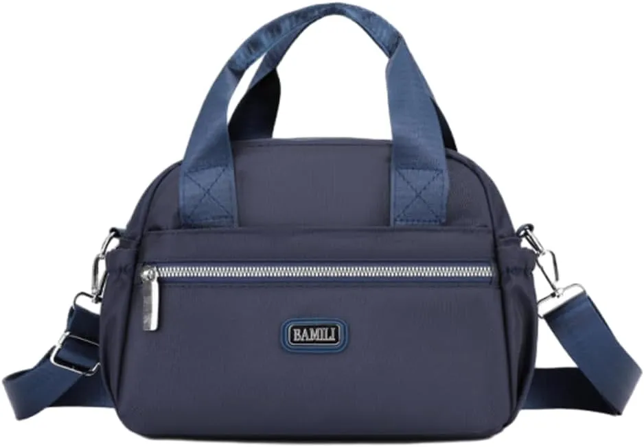 Crossbody Bags for Women Nylon Waterproof Lightweight Shoulder Bag,Top Handle Satchel Handbag for Travel Work