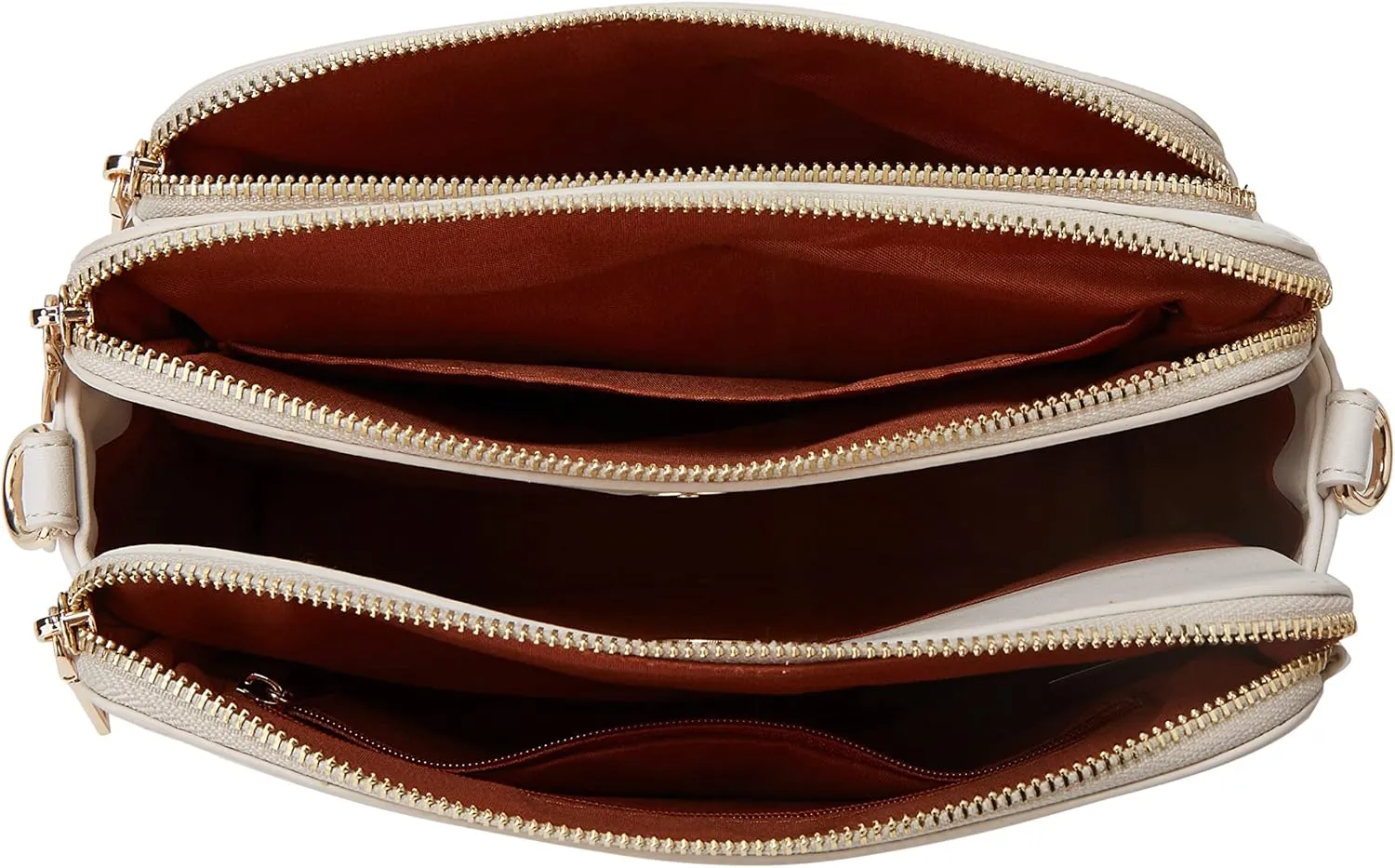 Crossbody Bags for Women Three-Layer Shoulder Bag Vegan Leather Multiple Compartments Handbag Purses Satchel Hobo Clutch 2024