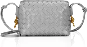 Crossbody Bags Woven Small Purses Shoulder Bag Leather Handbags for Women
