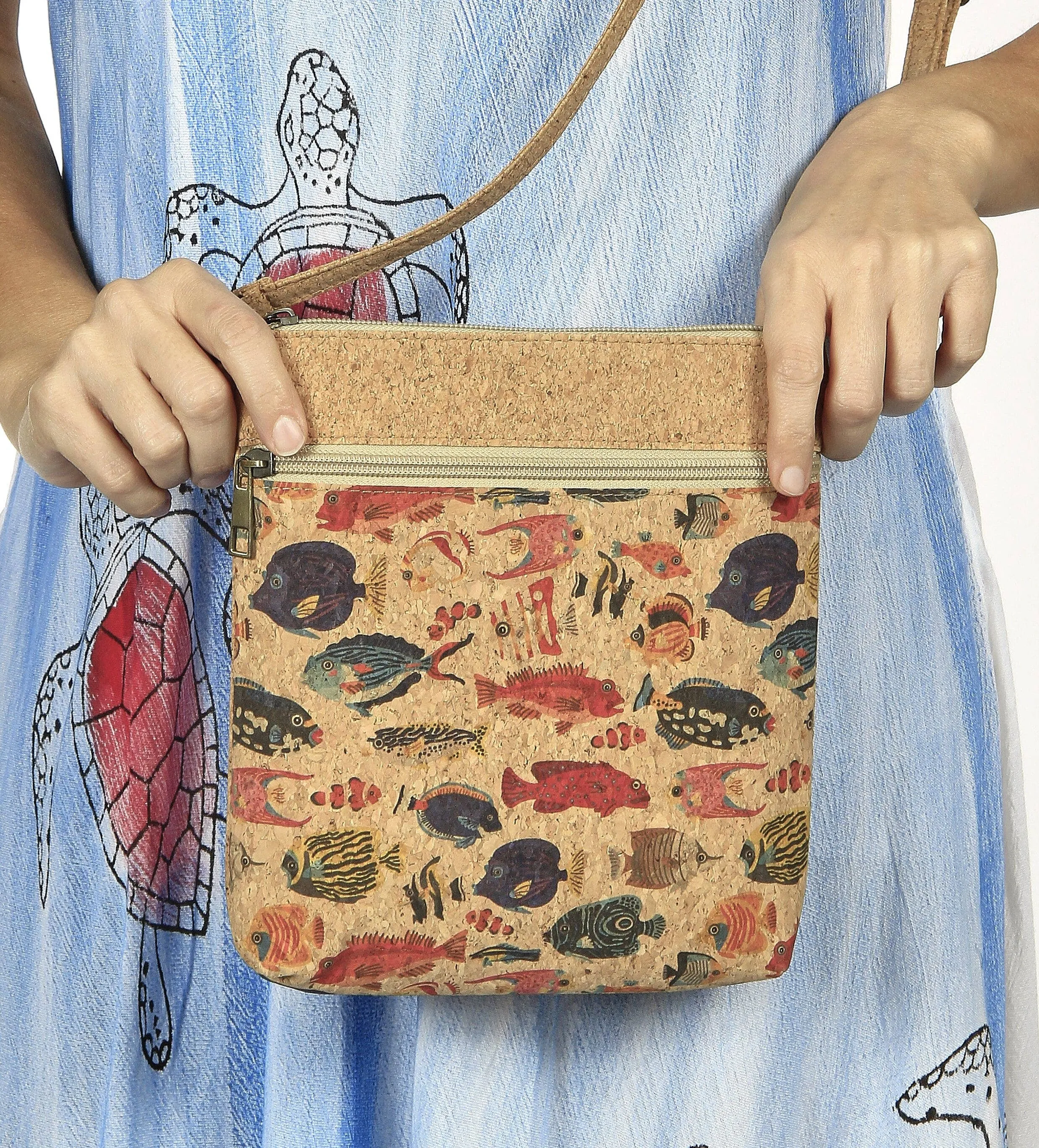 Crossbody Vertical Cork Bag Sale