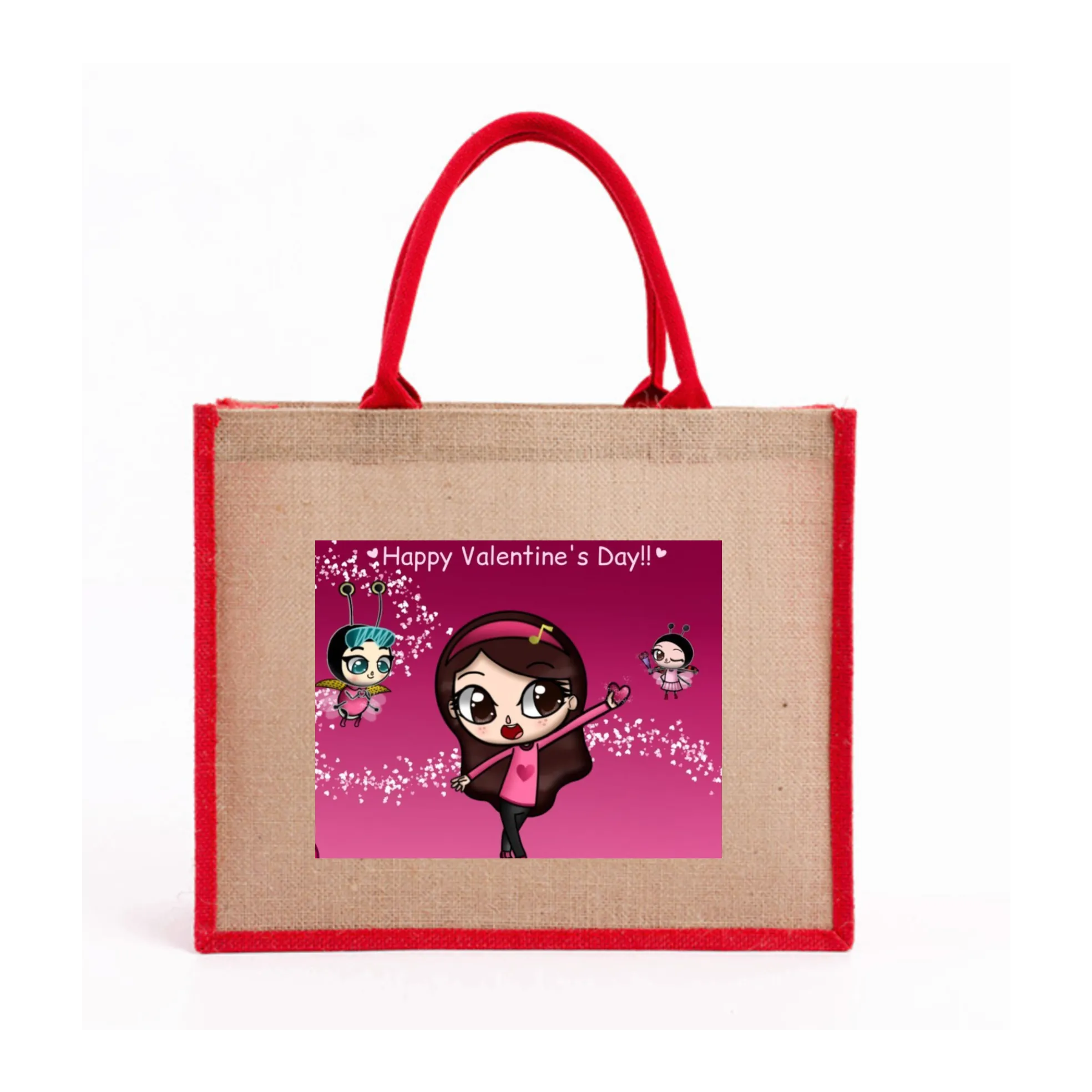Custom Jute Bag 05 (39x31x15cm)