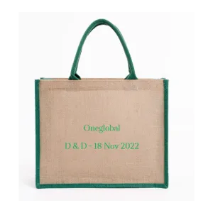 Custom Jute Bag 06 (39x31x15cm)