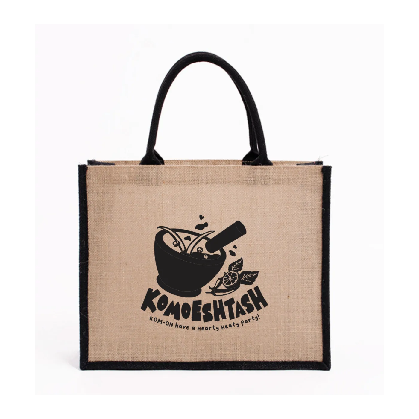 Custom Jute Bag 07 (39x31x15cm)