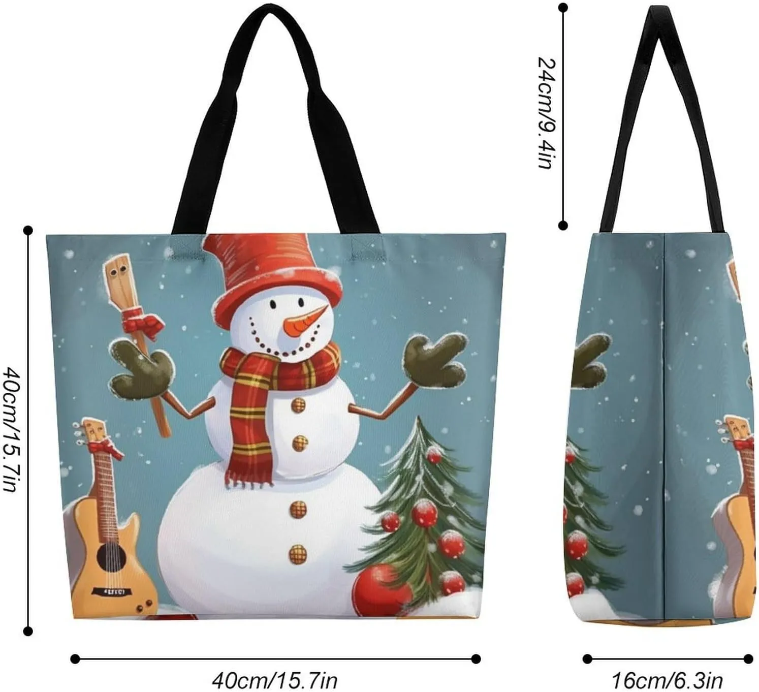 Cute Cardinal Birds Tote Bag for Women Reusable Grocery Shoulder Bags Shopping Bag for Travel, Groceries