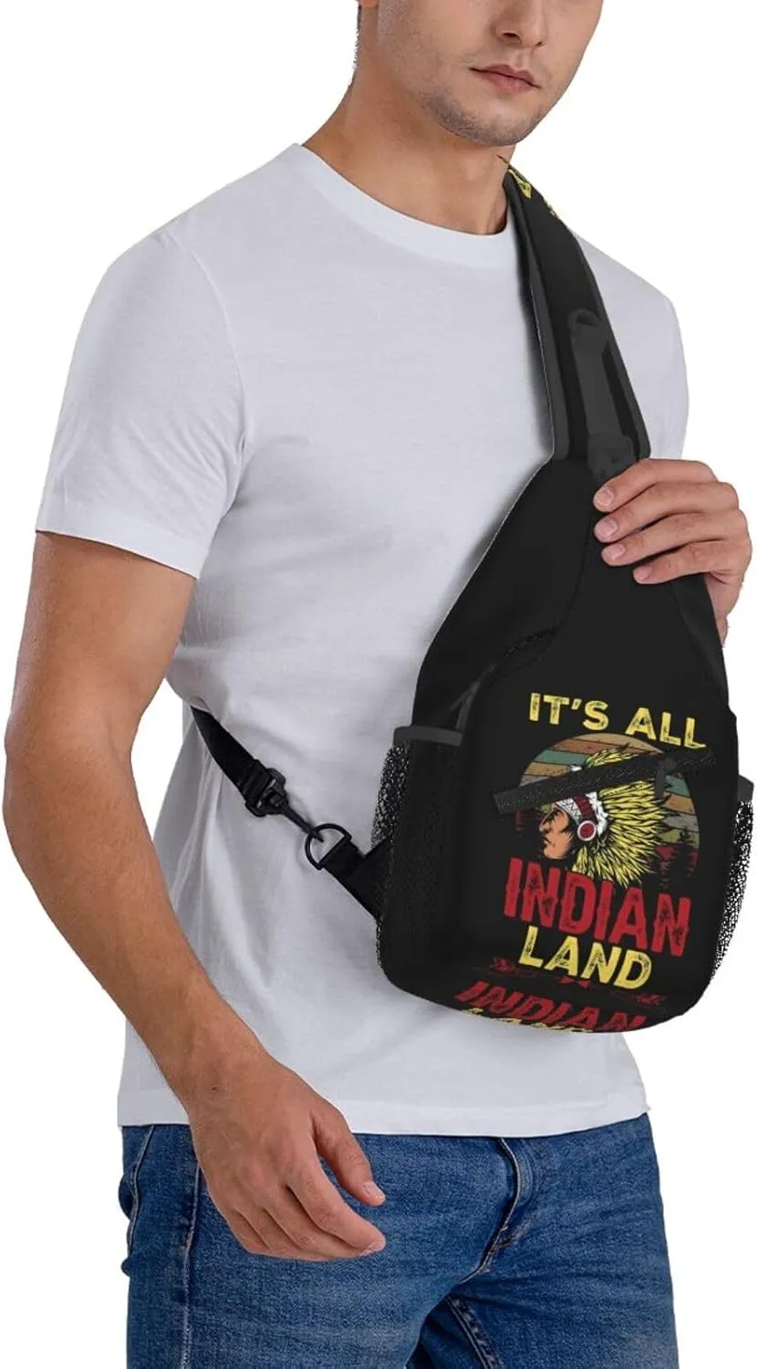 Cute Moto Mom Motocross Mother Racing Dirt Bike Sling Bag Crossbody Bag Casual Chest Bags Travel Shoulder Backpack