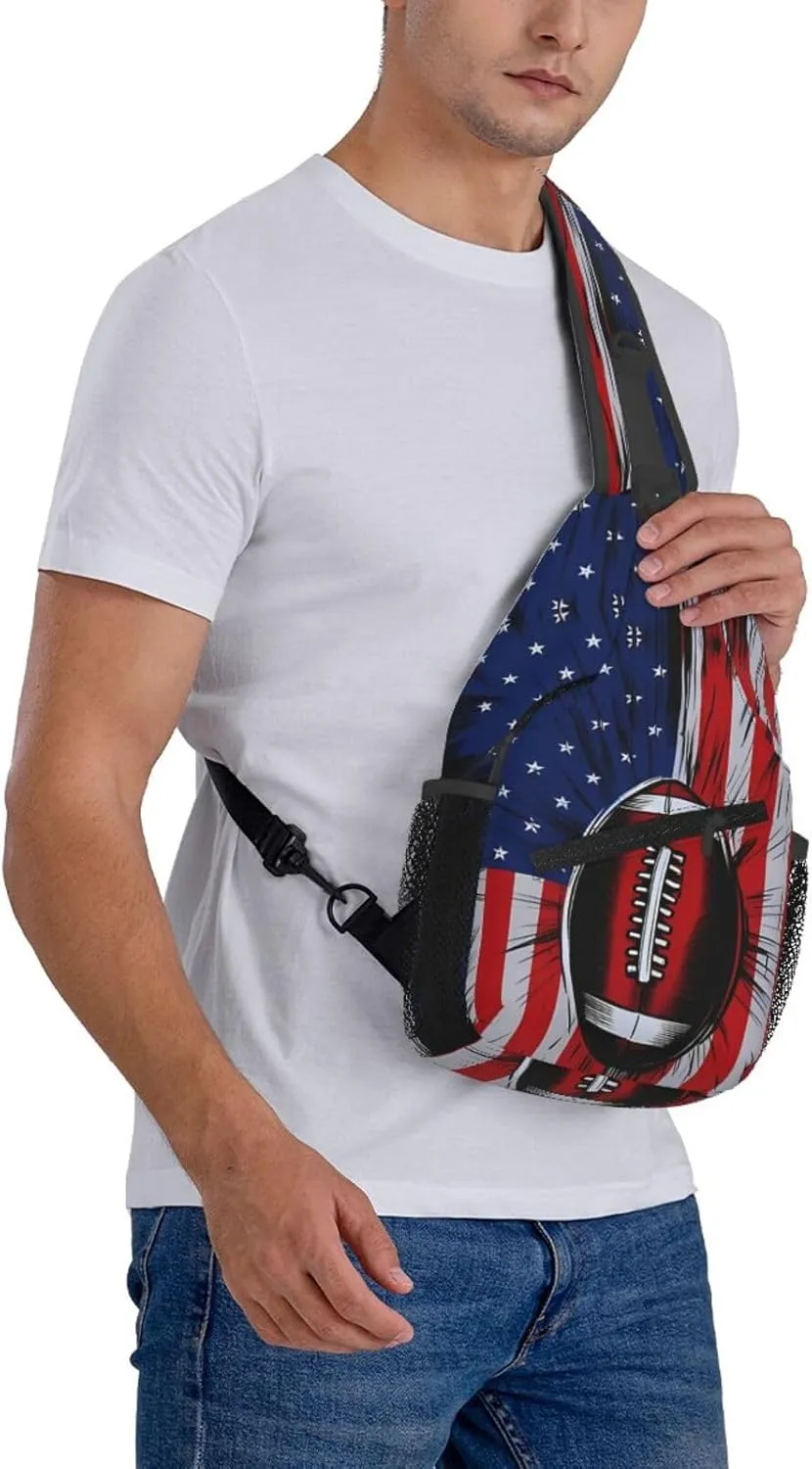 Cute Moto Mom Motocross Mother Racing Dirt Bike Sling Bag Crossbody Bag Casual Chest Bags Travel Shoulder Backpack
