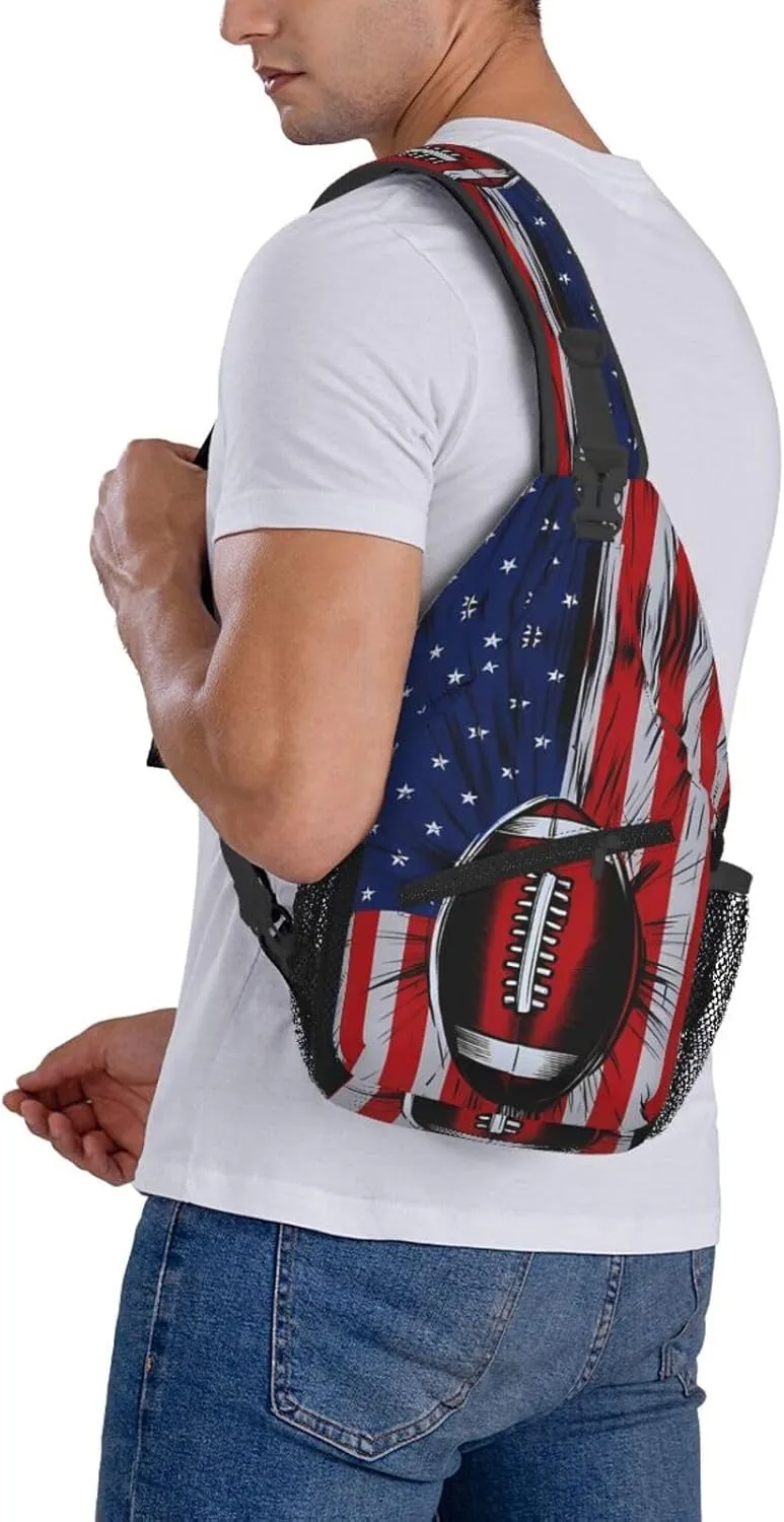 Cute Moto Mom Motocross Mother Racing Dirt Bike Sling Bag Crossbody Bag Casual Chest Bags Travel Shoulder Backpack