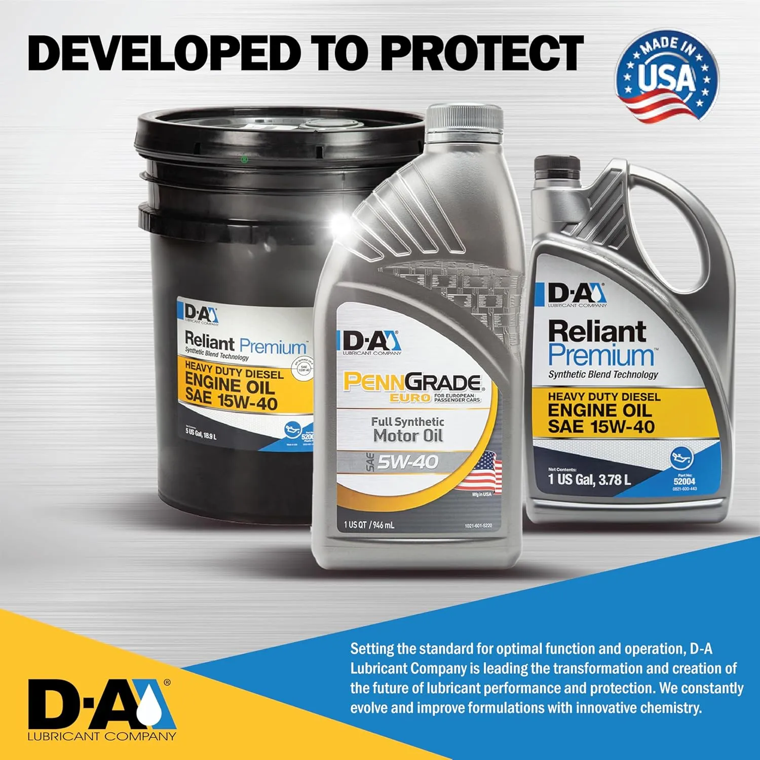 D-A LUBRICANT COMPANY 54585, Autotrans Super LV Full Synthetic Automatic Transmission Fluid (ATF), 6 Gallon