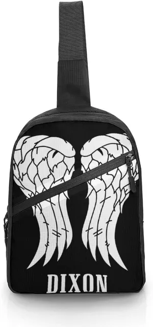 Daryl Dixon-Chapel Roan Multi-Functional Crossbody Bag With Storage Pockets And Anti-Loss Key Strap, Adjustable For Chest Shoulder One Size