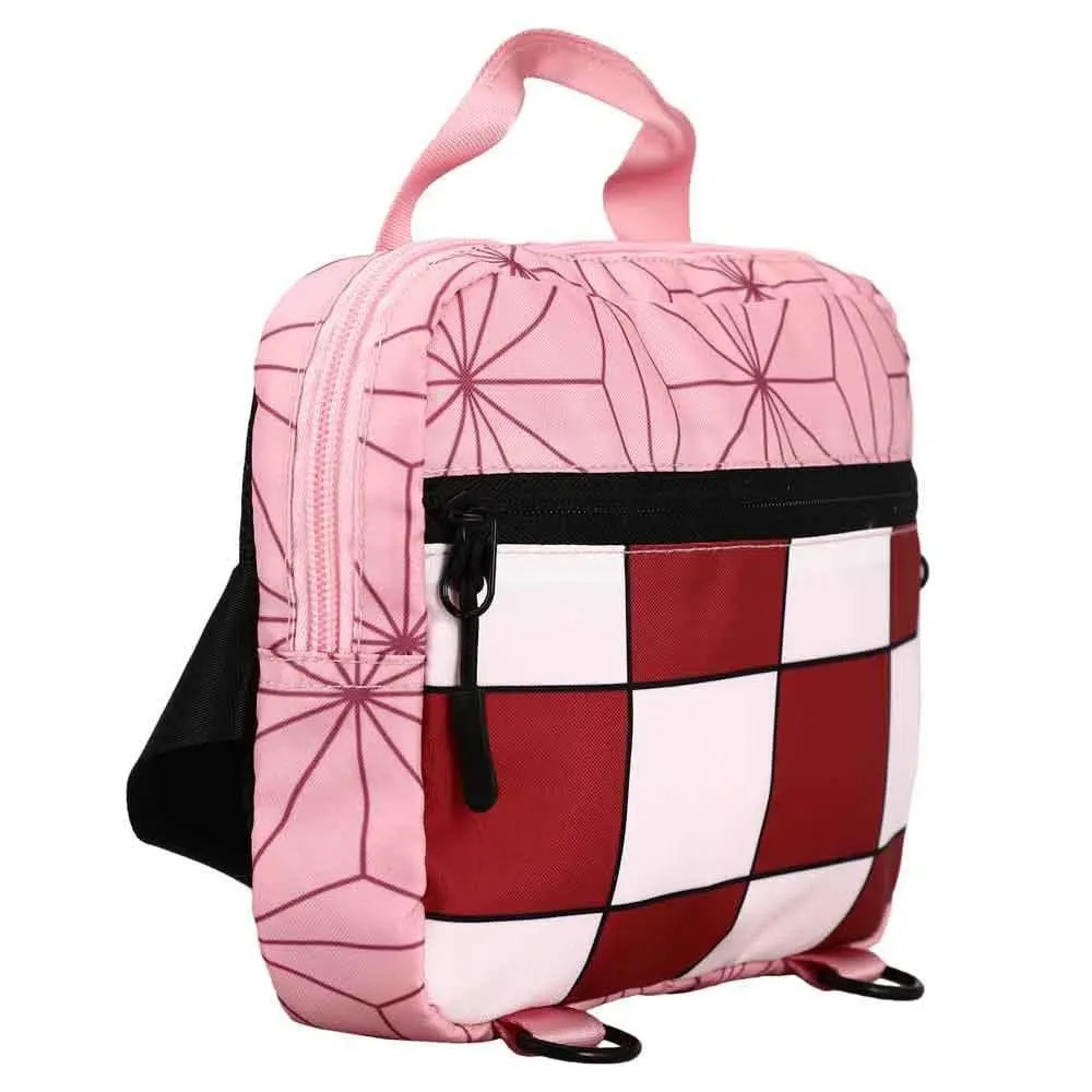 Demon Slayer - Nezuko Pink Kimono Pattern Fanny Pack - Bioworld