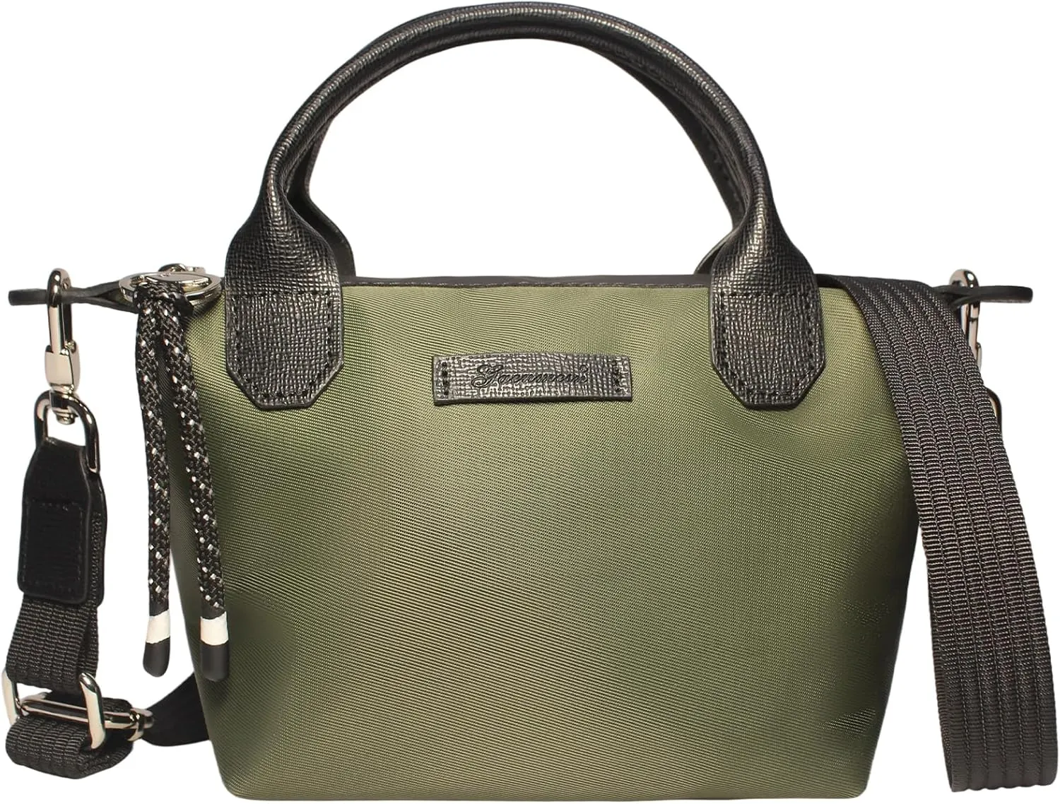 Designer Mini Tote for Women - Lightweight Crossbody Purse with Adjustable Dual Straps (2-Way Carry)