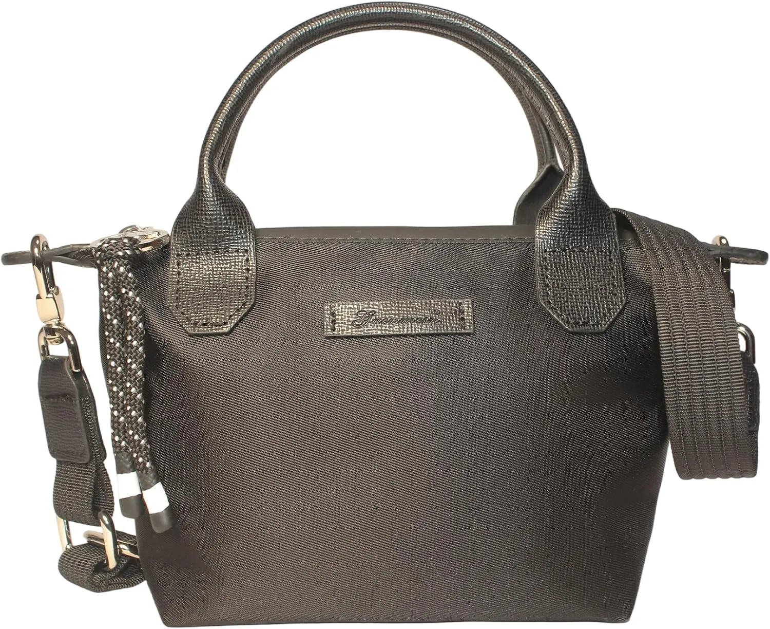 Designer Mini Tote for Women - Lightweight Crossbody Purse with Adjustable Dual Straps (2-Way Carry)