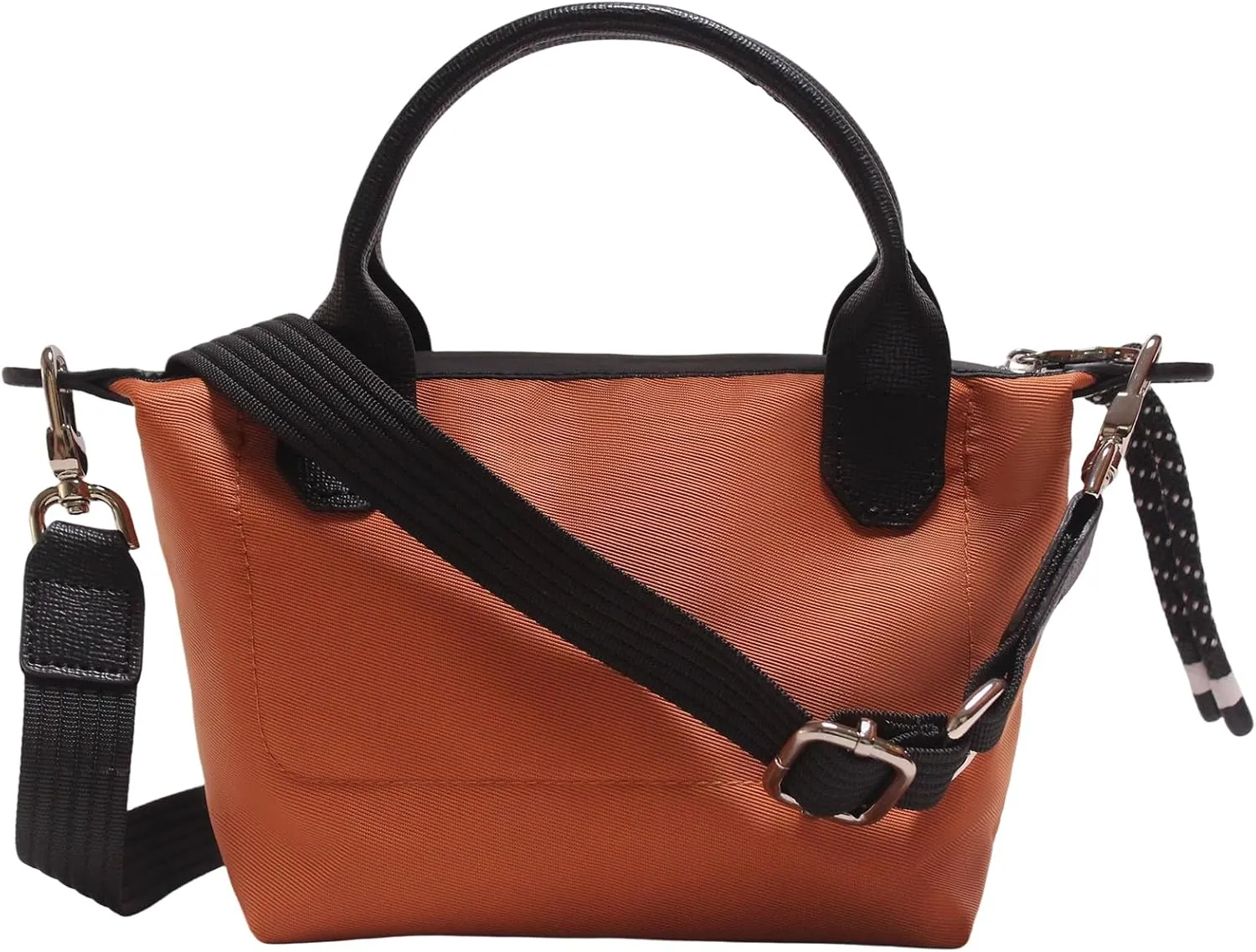 Designer Mini Tote for Women - Lightweight Crossbody Purse with Adjustable Dual Straps (2-Way Carry)