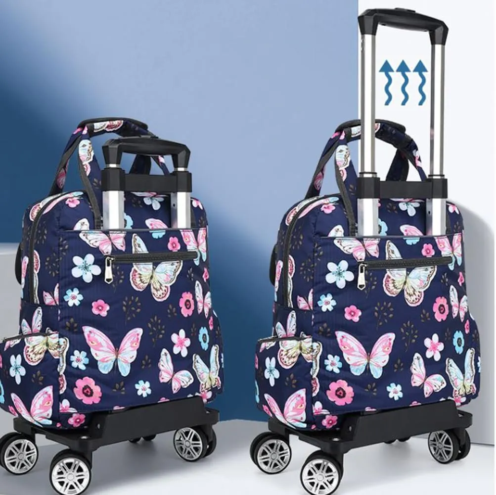 Detachable and Portable Travel Bag, Shopping Basket with Wheels（BLA4）