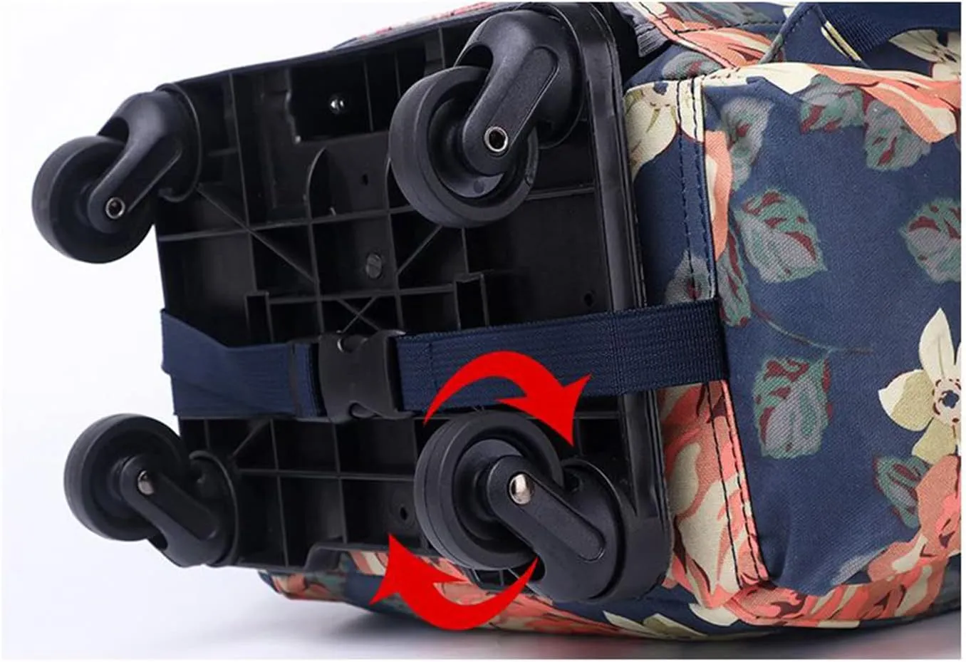 Detachable and Portable Travel Bag, Shopping Basket with Wheels（BLA4）