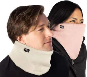 DG Hill Winter Neck Warmer - 2 Pack Face Mask Cold Weather - Neck Gaiter for Men Women Thick Thermal Fleece Lined Ski Outdoor