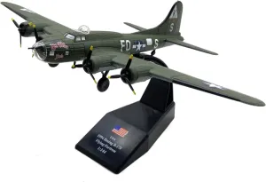 Die-cast Aircraft Model 1 144 Scale Metal Alloy Moxing WWII Classic Bomber B17 Aircraft B-17 Model Home Decoration Airplane Model kit