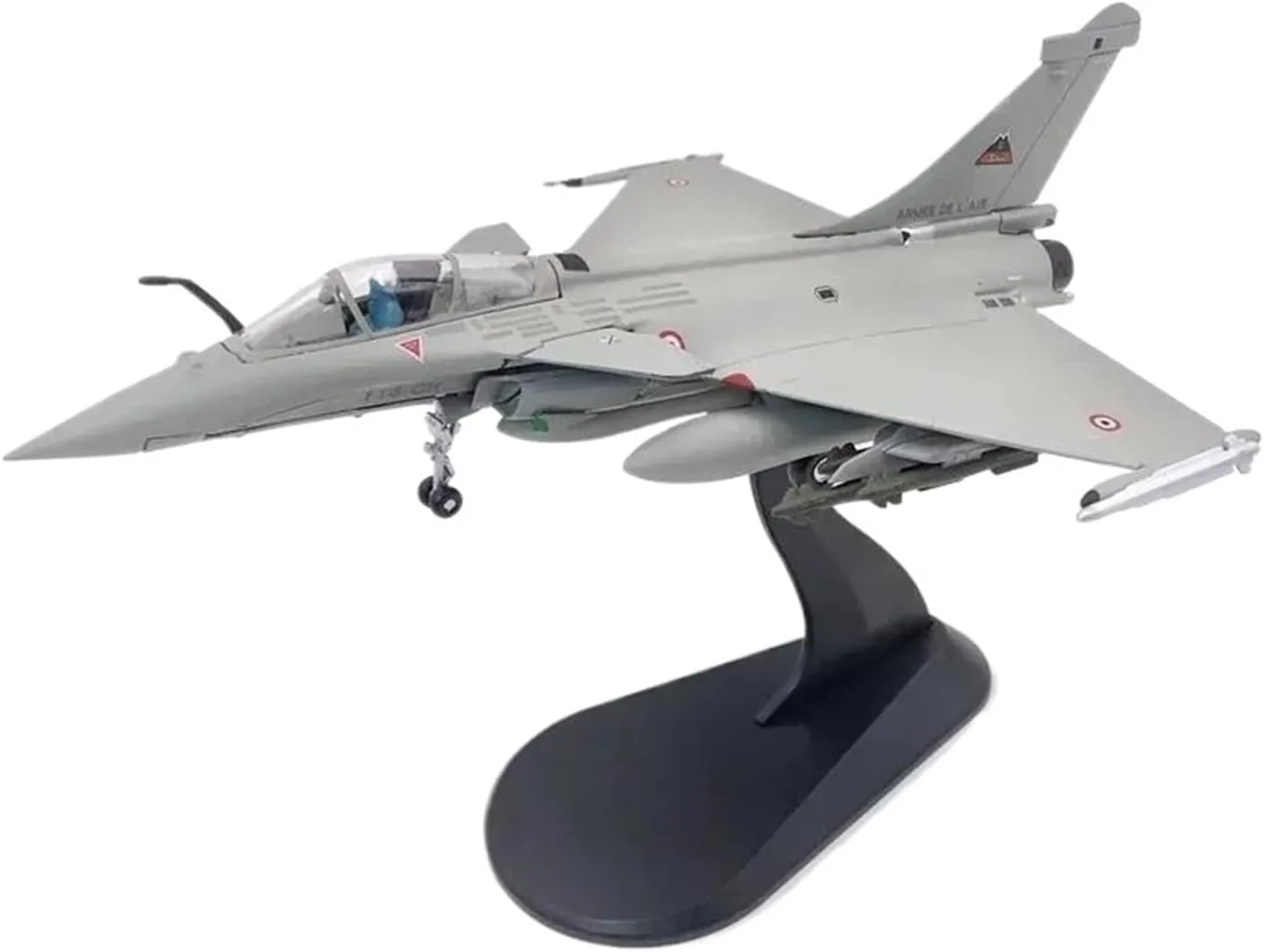 Diecast Plane Model 1:100 Scale for Dassault Rafale C Fighter Diecast Metal Alloy Model Display for Collection