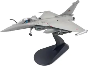 Diecast Plane Model 1:100 Scale for Dassault Rafale C Fighter Diecast Metal Alloy Model Display for Collection