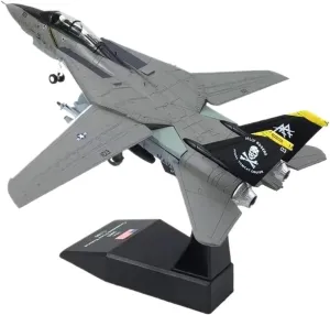 Diecast Plane Model 1:100 Scale for F14A Airplane Fighter Metal Aviation Aircraft Model Collectible
