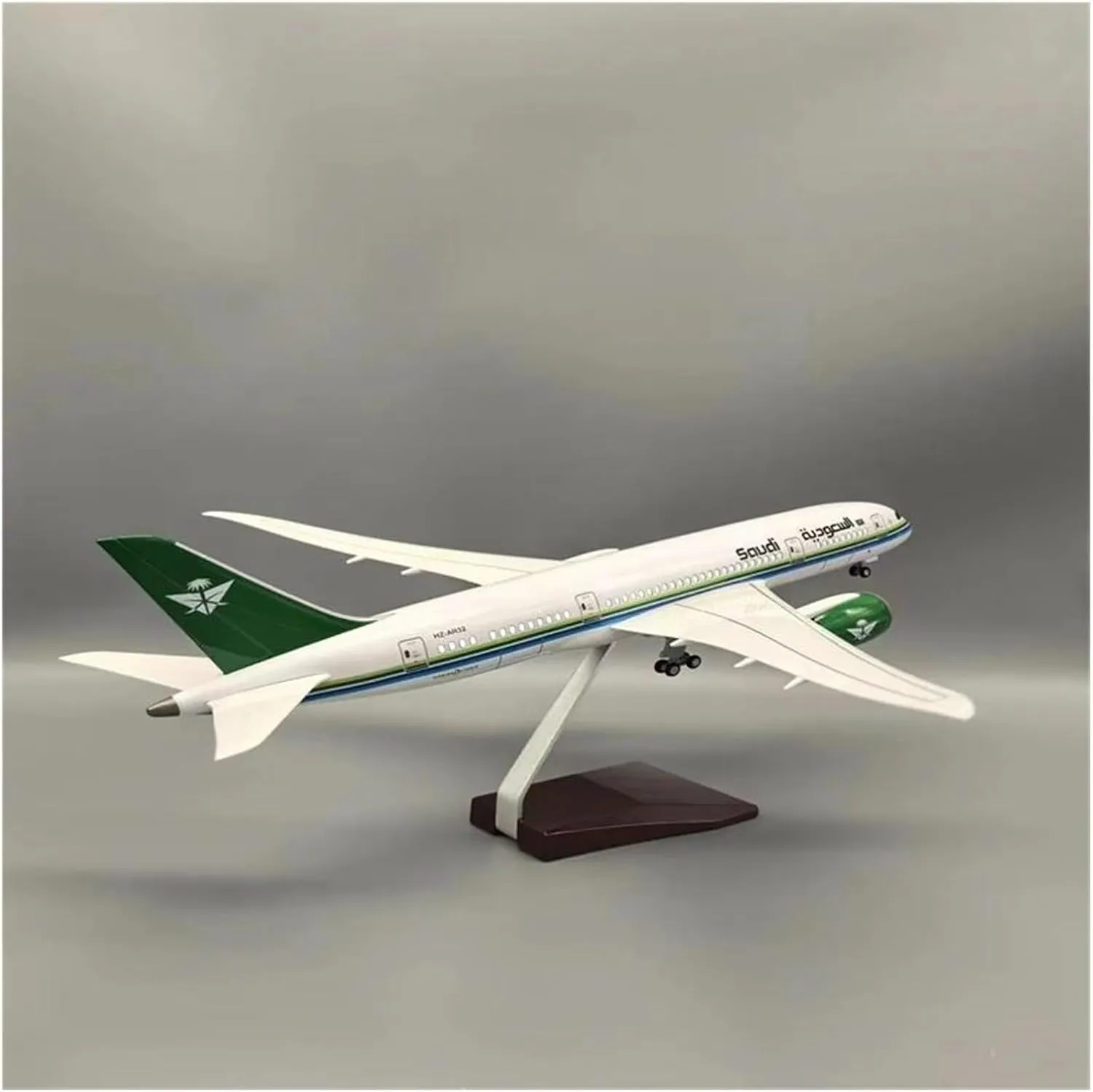 Diecast Plane Model 1:130 for Scale for B787 Resin Die-Casting Airplane Model with Lights and Wheels Collection Display (No Light)