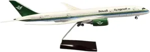 Diecast Plane Model 1:130 for Scale for B787 Resin Die-Casting Airplane Model with Lights and Wheels Collection Display (No Light)
