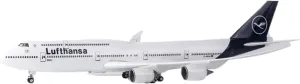 Diecast Plane Model 1：150 Scale for B747 Diecast Resin Plane Model with Light and Wheel Decorative Souvenirs (with Light)