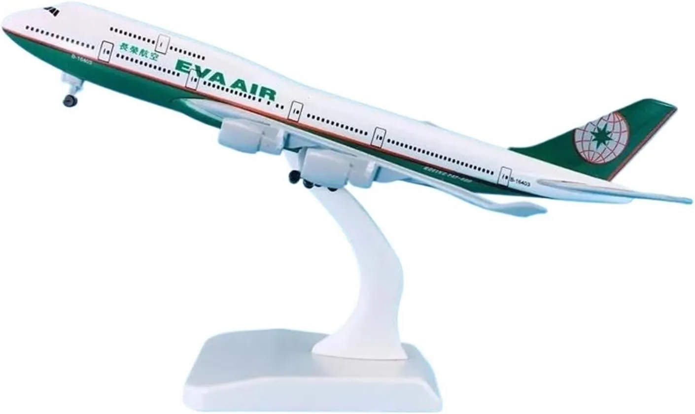 Diecast Plane Model 1:350 for B747-400 Alloy Die-cast Airplane Model Desktop Decorations Collector's Edition