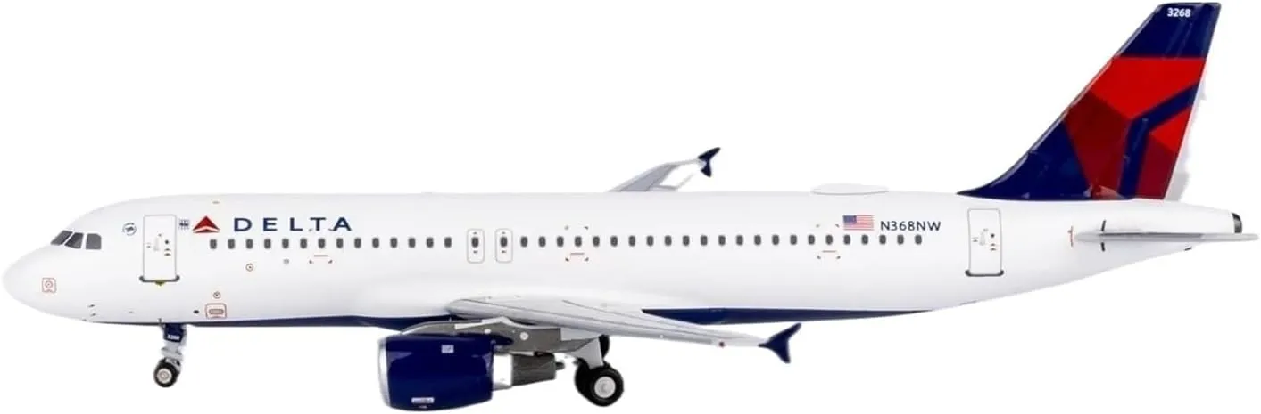 Diecast Plane Model 1:400 for A320-200 N368NW Alloy Diecast Aircraft Model Souvenir Desktop Decoration