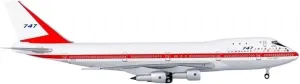 Diecast Plane Model 1:400 for B747-100 Aircraft Model Simulation Alloy Finished Souvenir Hobby Collection