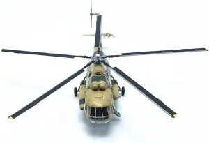 Diecast Plane Model 1：72 for MI-8 Transport Helicopter Finished Simulation Ornaments Display Collection